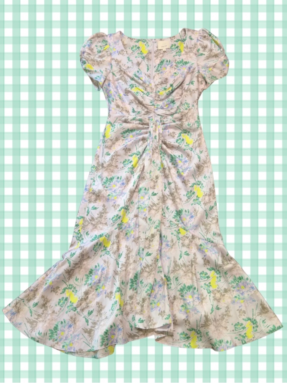 Cinq à Sept Women's Light Washed Floral Walker Dress